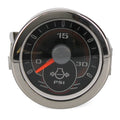 Faria Boat Water Pressure Gauge 960859 - 2 Inch Silver Black