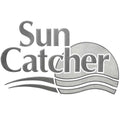 SunCatcher Pontoon Boat Logo Decal 73404832 - Metallic Silver Sticker