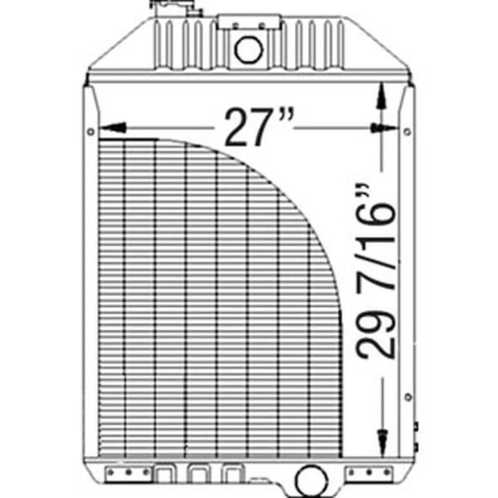 AN195300 Radiator Fits John Deere Cotton Picker 9960 9965 9970