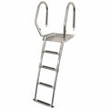 Pontoon Boat Under Platform Ladder MMI316-019827 - Slide-Out 4-Step SS