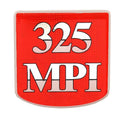 Moomba Boat Raised Engine Decal - Indmar Assault 325 MPI Red Silver