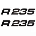 Robalo Boat Decal Stickers - 2004 R235 Black (pair)