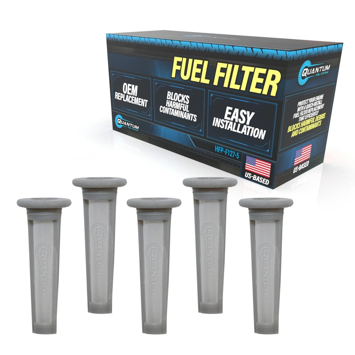 QFS Fuel Filters for KTM Husqvarna 78141013190 [5 Pack]