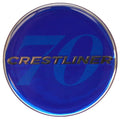 Crestliner Boat Steering Wheel Decal 2203222 - 70th Anniversary Blue