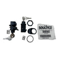 SouthCo 93-303, Marine Push Button Latch Lock with Keys for Glove Box - 2 Pack