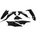 Rtech Plastics Kit for KTM EXC 150-250-300 SIX DAYS 2020-2021 -NR0-420 Black
