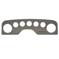 Rinker Boat Blank Gauge Panel - 20 X 5 1/2 Inch Gray Silver Plastic