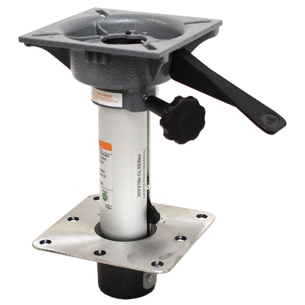 Springfield Boat Seat Pedestal - 10 Inch Below Deck Swivel
