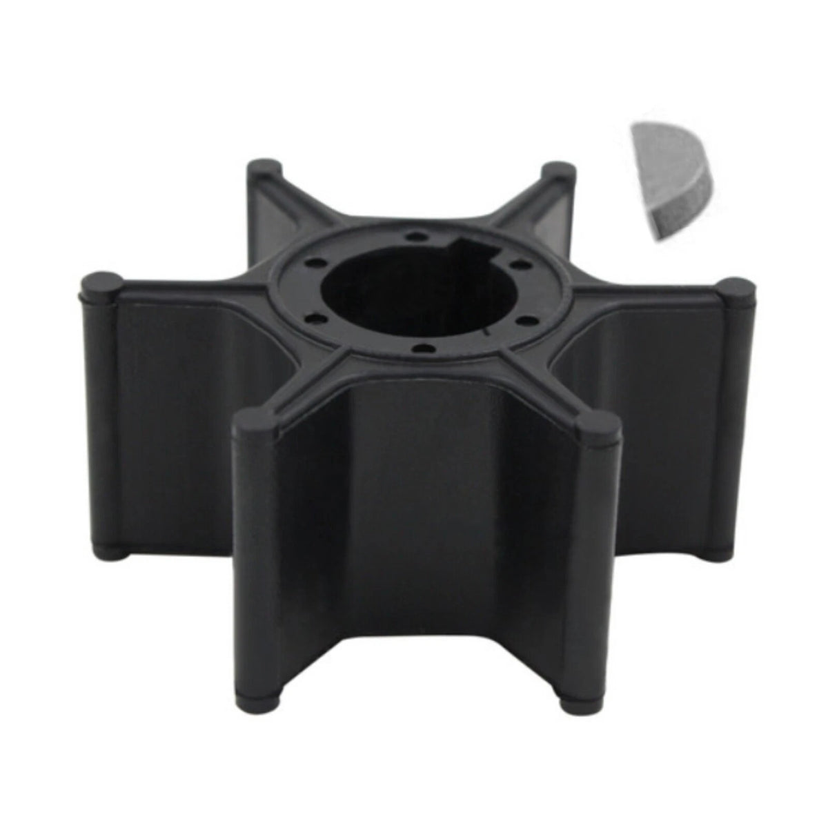 Suzuki 17461-92D02 Water Pump Impeller with Key for 2-Stroke 8/9.9 HP Outboard