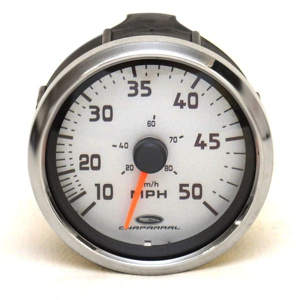 Faria Boat Speedometer Gauge SEK032A - Chaparral 3 1/4 Inch Silver