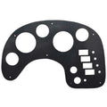 Excel Boat Blank Gauge Panel AD-513-004C - Faux Carbon Fiber