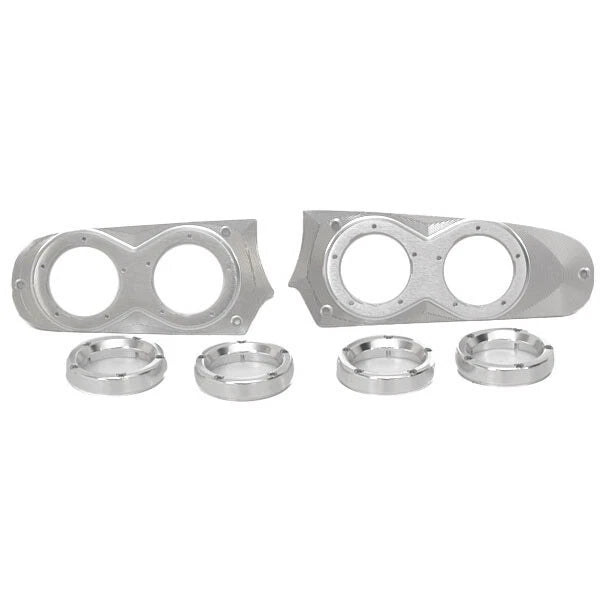 MasterCraft Boat Blank Gauge Panels 505706 - Aluminum (kit)
