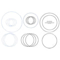 Power Shift Seal Kit Fits Case IH 3394 3594 A46286 Fits Case 770 970 A150752