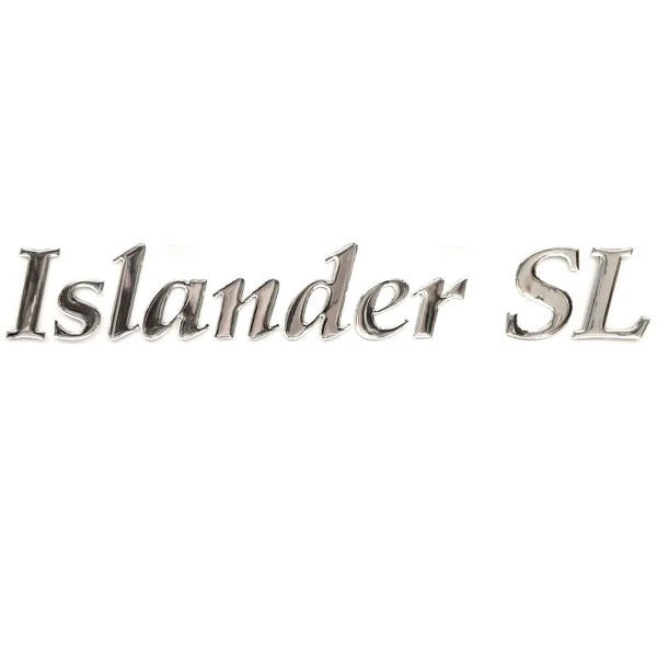 Premier Boat Raised Model Decal 30000368 - Islander SL Silver Sticker