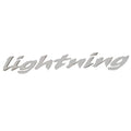Ski Centurion Boat Raised Lighting Decal - 16 Inch Silver Sticker