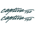 Rinker Boat Model Decal - Captiva 192 Forest Green Stickers (pair)