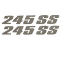 MasterCraft Boat Maristar Decals 750080 - 245 SS Gray Stickers (pair)