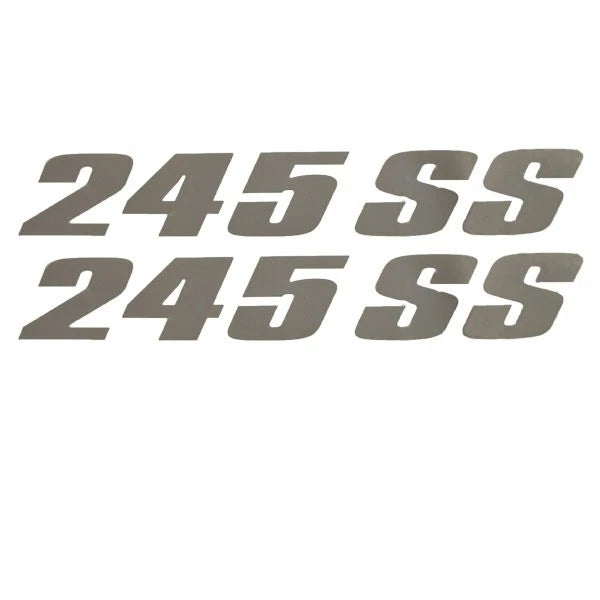MasterCraft Boat Maristar Decals 750080 - 245 SS Gray Stickers (pair)