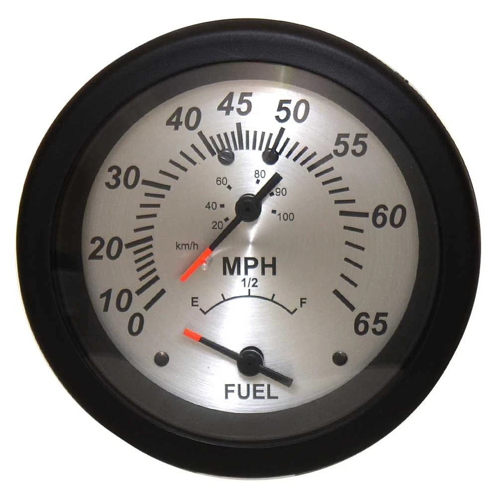 Teleflex Boat Multi-Function Gauge 69925 - 3 1/4 Inch Speedometer Fuel