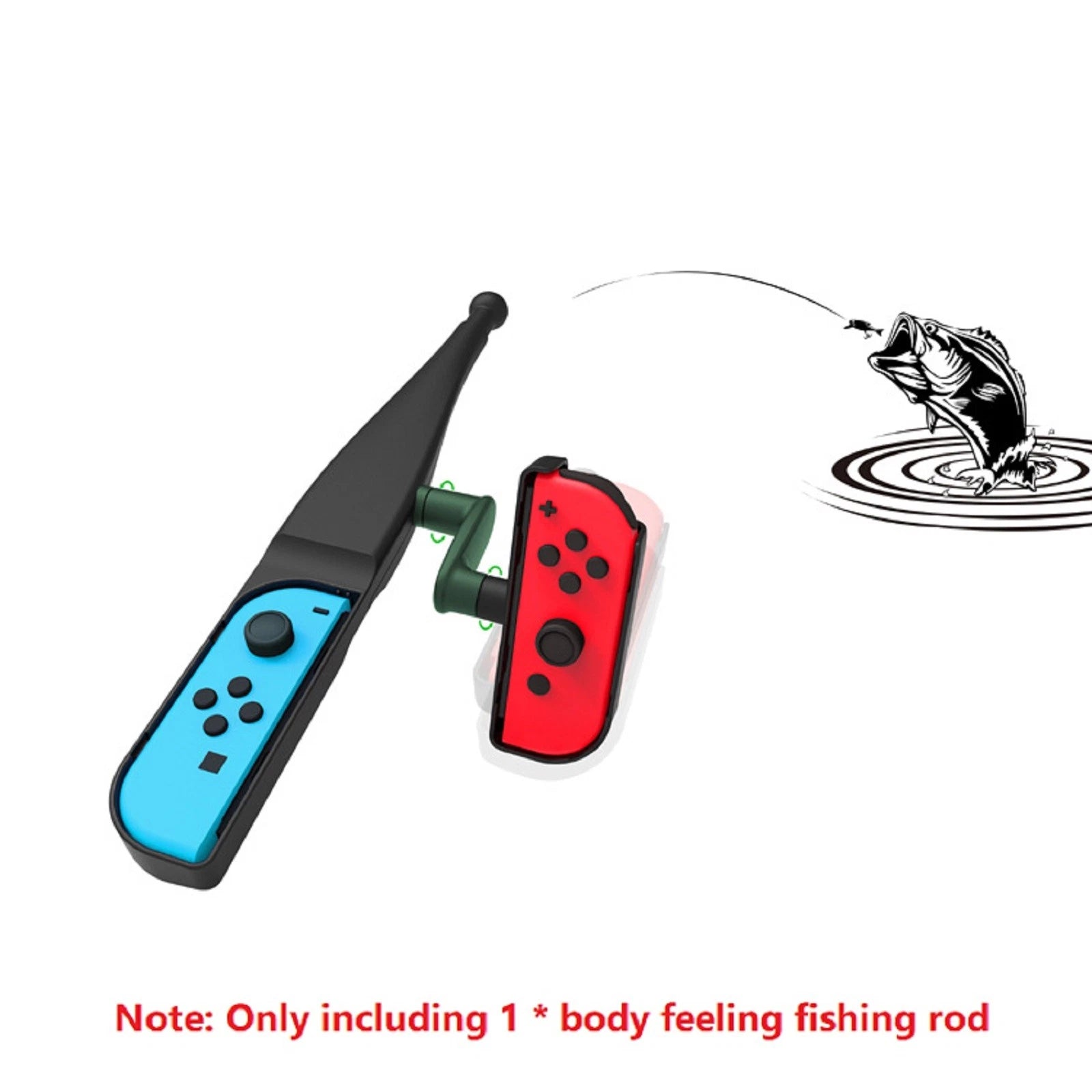 Fishing Rod Fishing Game Kit for NS Switch Joy-Con Controller Accessories