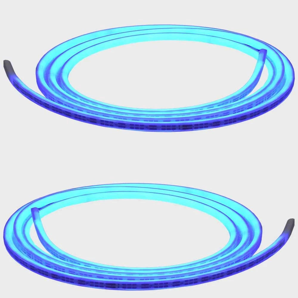 ITC Boat Flexible Rope Light RNLL12BL-10436 - LED 104 Inch Blue (pair)