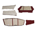 Larson LXi 218 Boat Side Curtains 8424-5013 - Burgundy Tweed (kit)