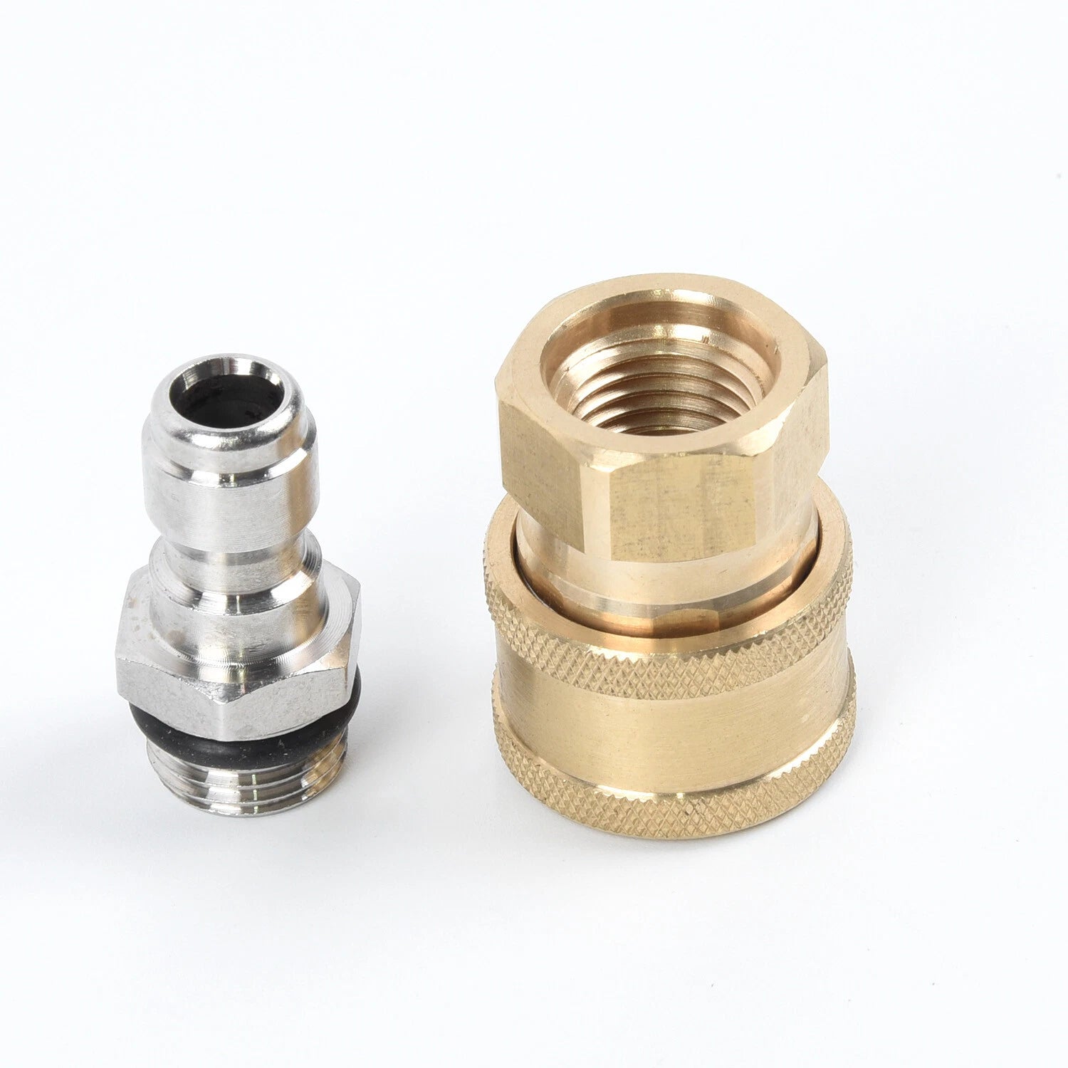 Pressure Washer, Quick Release 1/4 Inch Male M22/14 Female Brass Connector