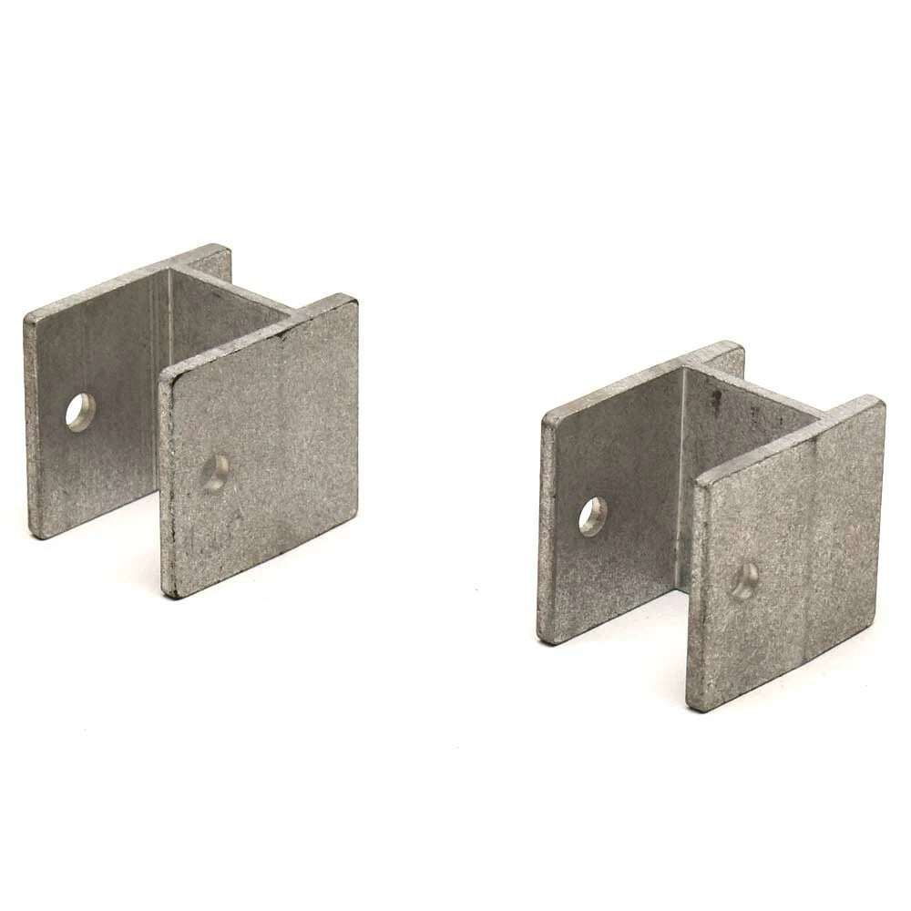 Misty Harbor Boat Bimini H-Brackets 99-001524 - Aluminum Silver (pair)
