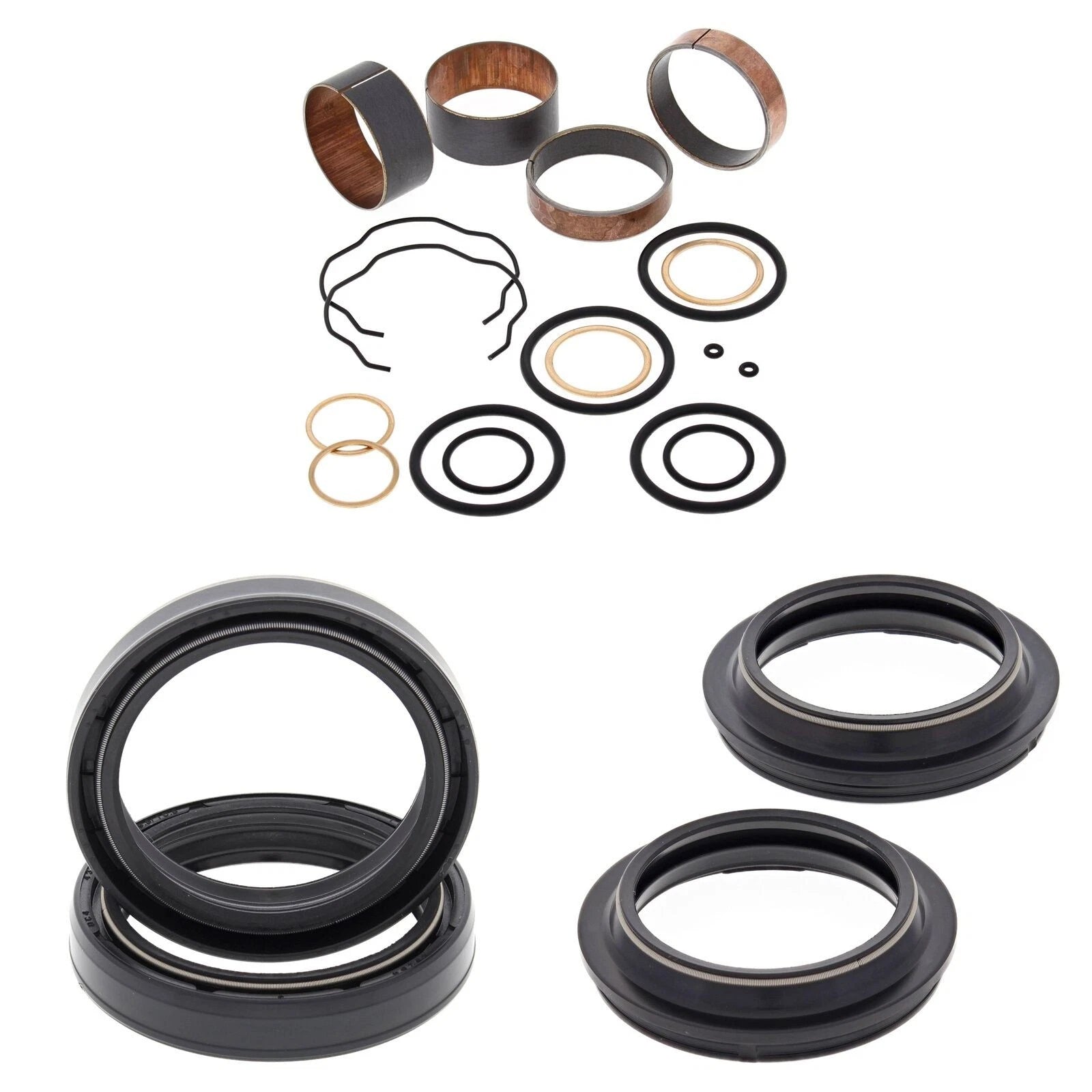 Complete Front Fork Rebuild Kit for Kawasaki KX250 1991-1995