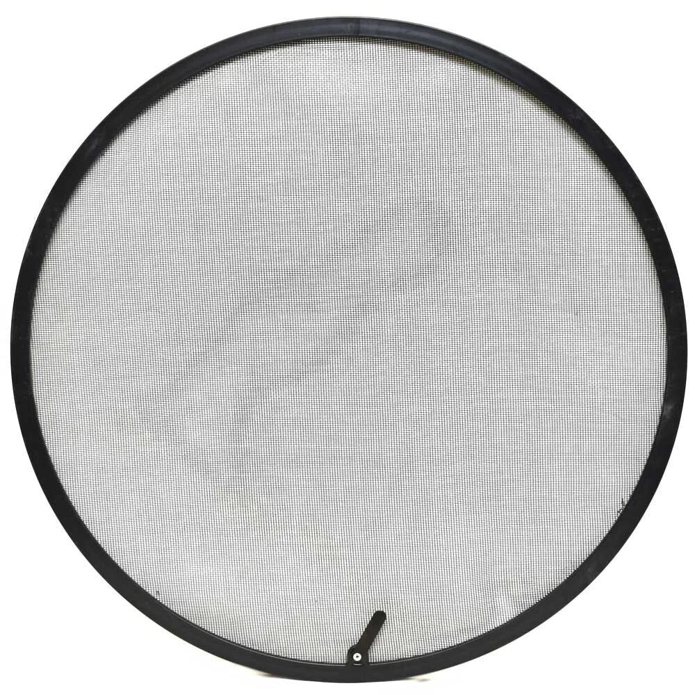Jim Black Boat Round Hatch Screen 595-20RND-SCN- 09 - Black 20 Inch