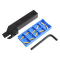 Professional CNC Turning Set 10 MGMN200 Inserts and MGEHR20202 Tool Holder
