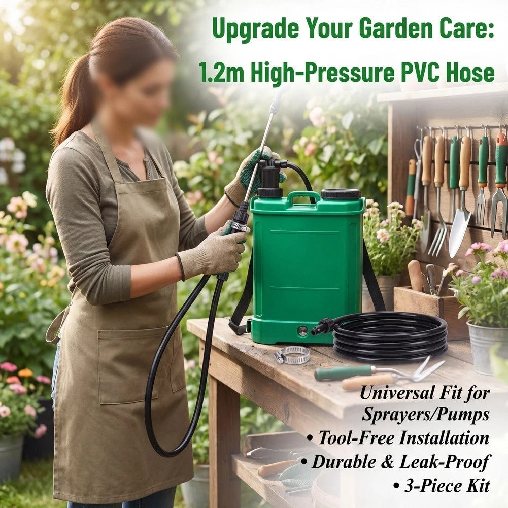 PVC Replacement Hose 47.24 Inch for Backpack Electric for Garden Sprayers