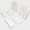 Ranger Boat Leaning Post Seat Cushions - 2510 - 2360 Bay White (6 PC)