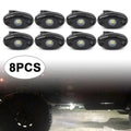 8 Pcs White LED Rock Light for JEEP Truck ATV SUV Trail Rig Bar Lamp