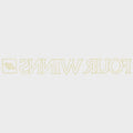 Four Winns Boat Windshield Decal 055-0319 - Champagne 17 1/2 X 2 Inch