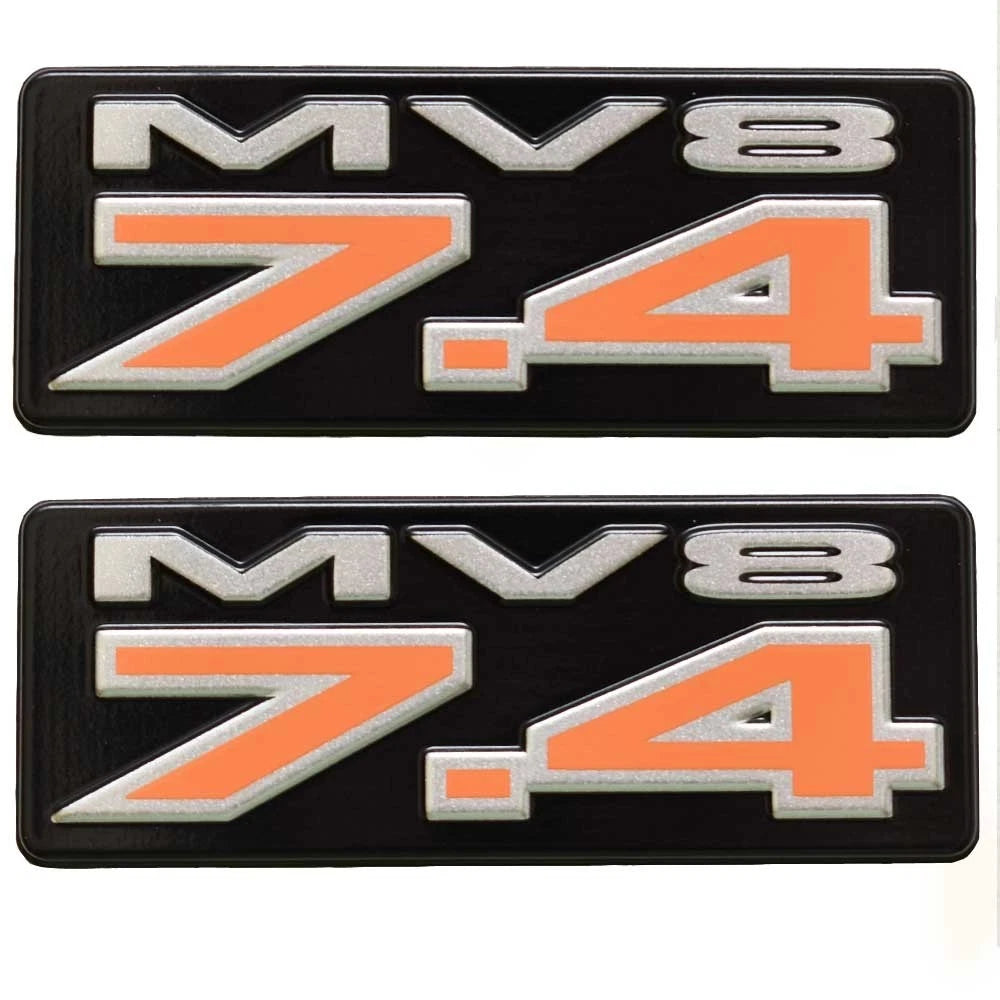 Ilmore Boat Raised Engine Decals PV05709 - MV8 7.4 Mastercraft (pair)