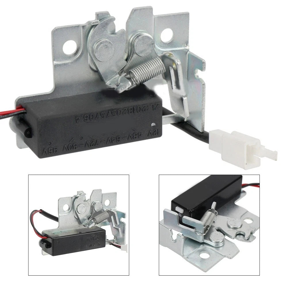 Reliable Iron Electric Motorcycle Saddle Lock Plate for Seat Cushion Security