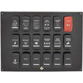 Striper Boat Switch Panel 501920 - 2301 WA 10 X 7 1/2 Inch Acrylic