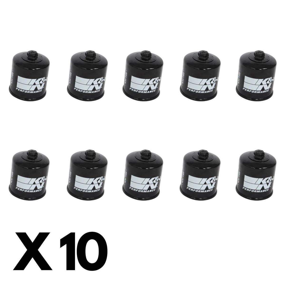 10 Pack K&N Oil Filter for Polaris RZR XP Turbo EPS 2019