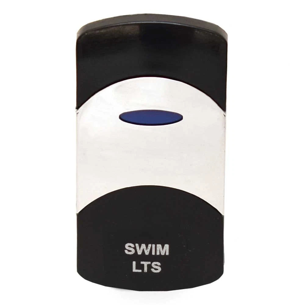 Sigma Boat Rocker Switch Cover - Swim Lights Actuator Black Silver