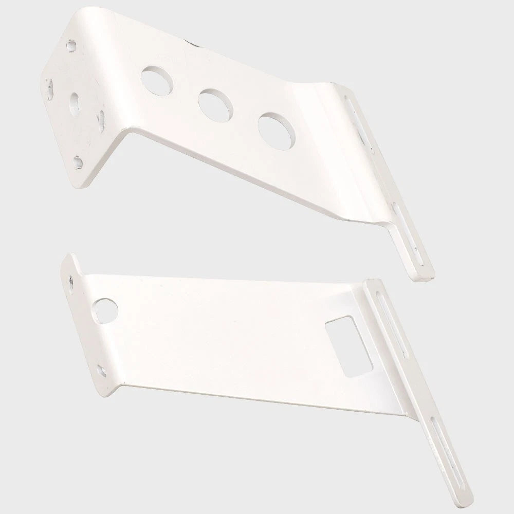 Power-Pole Boat Braced Adapter Plate PKB-S-8-8-P-WT - White (set of 2)