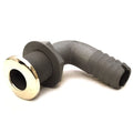 Boat 90° Thru Hull - 1 1/8 Inch Barbed Grey Plastic