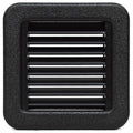 MSI Boat Air Duct Vent PG5X5BKR - 5 X 5 Inch Fixed Vanes Black