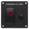 Regal Boat Switch Panel 401753 - 3 X 3 Inch Black Aluminum