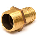 Boat Pipe-to-Hose Straight Adapter Fitting - Cast Bronze 1.5 X 1.5