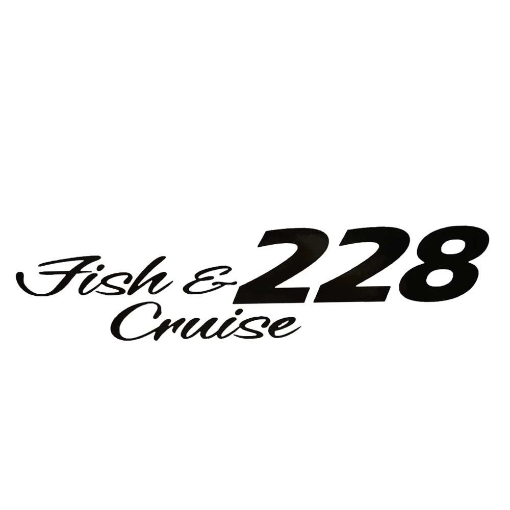 G3 Boat Decal 73404760 - 228 Fish and Cruise Black