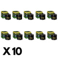 10 Pack Hiflo Oil Filter for Arctic CAT 400 ATV 1998-1999 (with Nut)