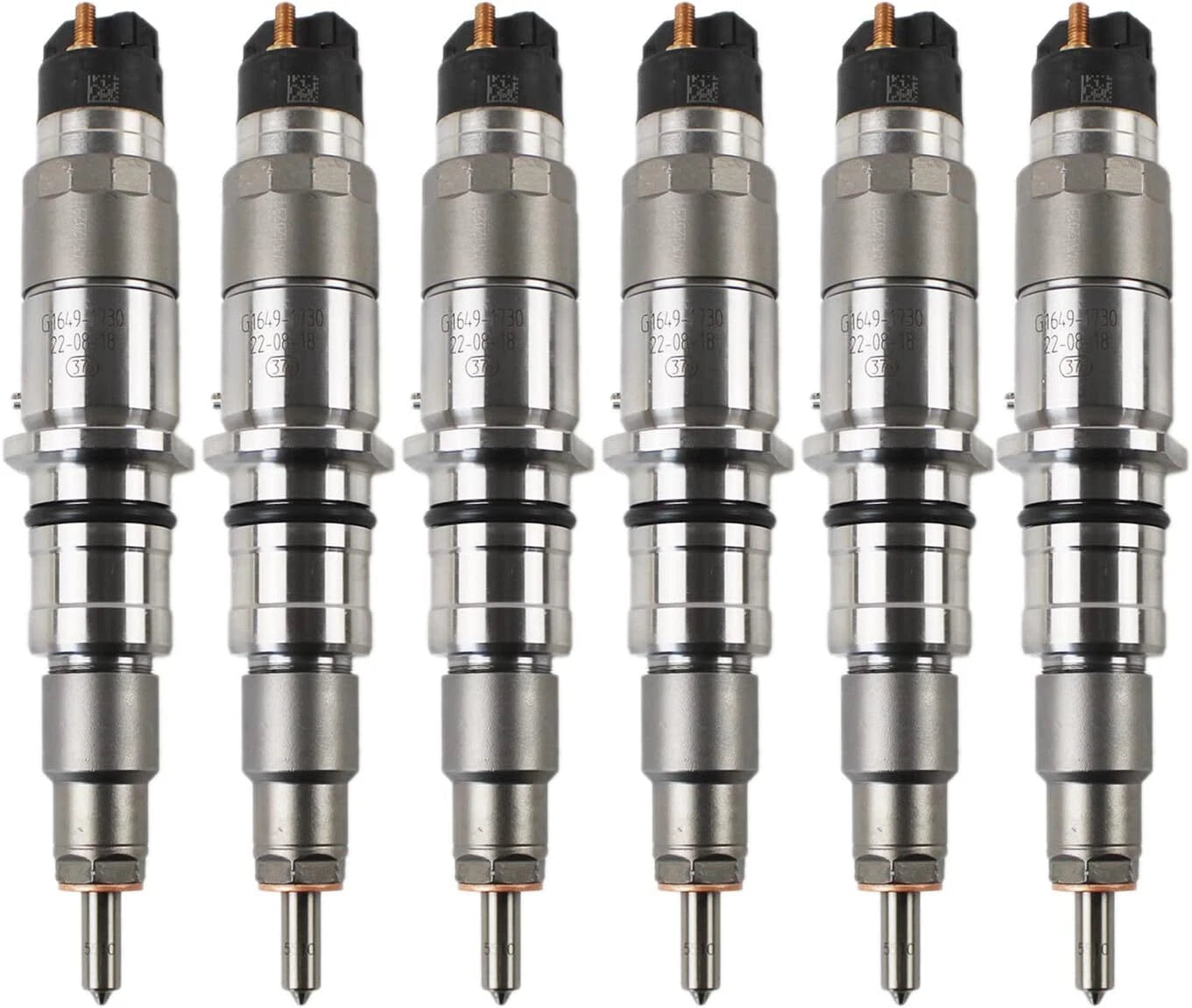 6 PCS Fuel Injector 6754-11-3011 0445120231 for 6D107 Engine PC200-8 Excavator