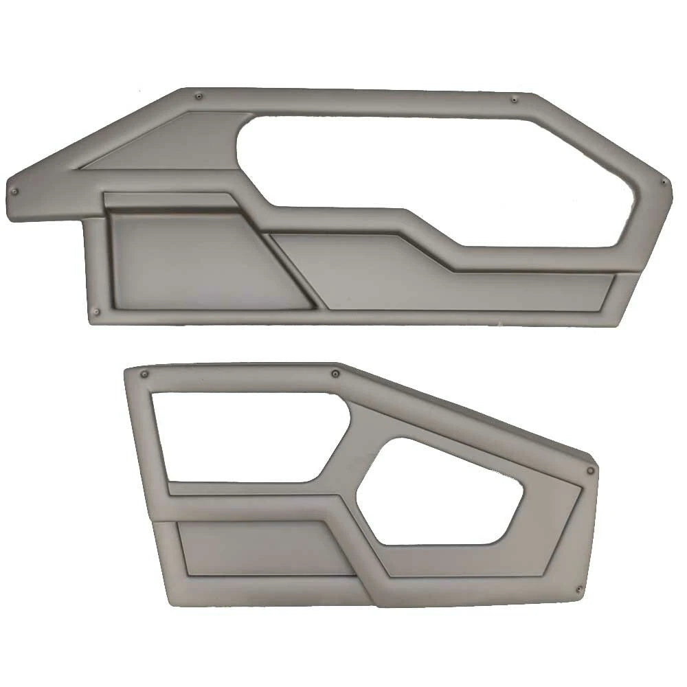 Ranger Boat Side Panels - 619 FS with Lights Metallic Gray (set of 2)