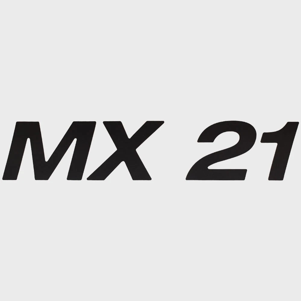 Lowe Boat Model Decal 2350071 - MX 21 Black Vinyl Sticker
